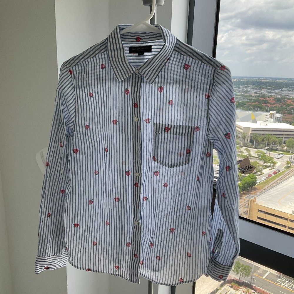 Women's Striped Shirt Banana Republic